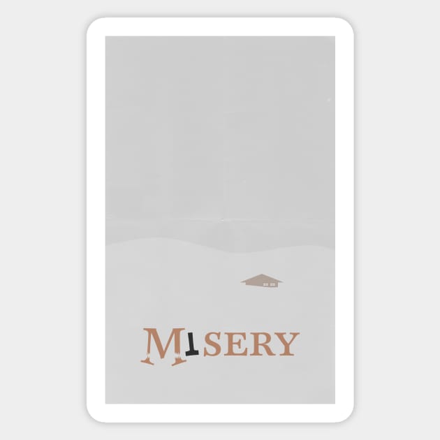 Misery Sticker by filmsandbooks